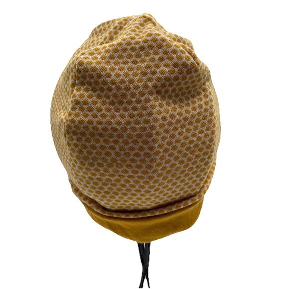 Smartwool 100% Merino Cuffed Beanie Cap Women’s One Size Gold Polka Dot Outdoor - Picture 3 of 8